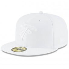 Men's Atlanta Falcons New Era White on White 59FIFTY Fitted Hat 3154699